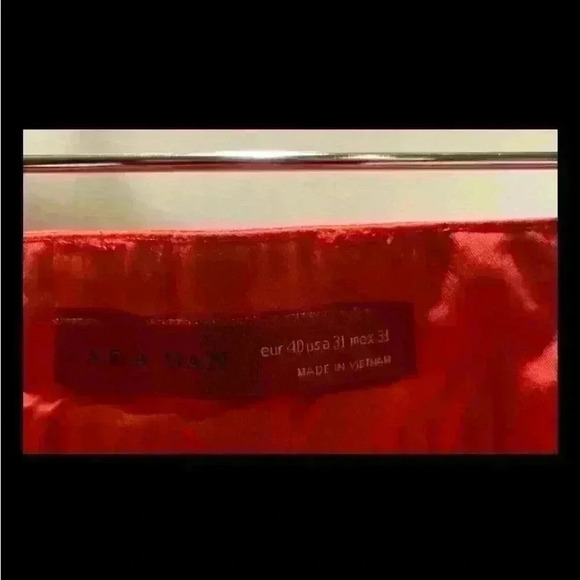 Men’s Coral Chino Shorts Zara Men’s size 31 - Picture 2 of 2